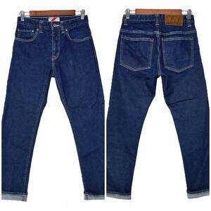 Best Made Co. | Men | Raw Selvedge Dark Wash Slim Straight Denim Jeans | 28x30